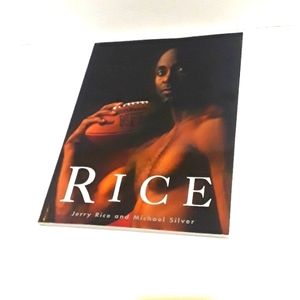 c RARE RICE BY MICHAEL SILVER AND JERRY RICE 1996 SAN FRANCISCO 49ERS PAPERBACK
